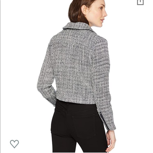 Cupcakes and Cashmere Gema Tweed Moto Jacket - Picture 2 of 6